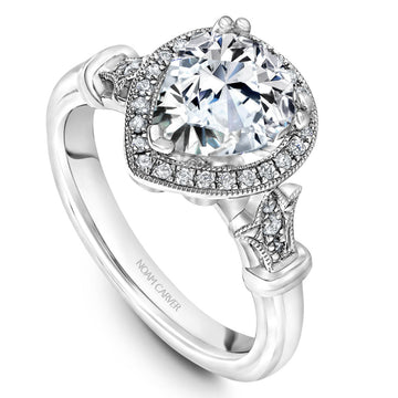 Floral Engagement Ring